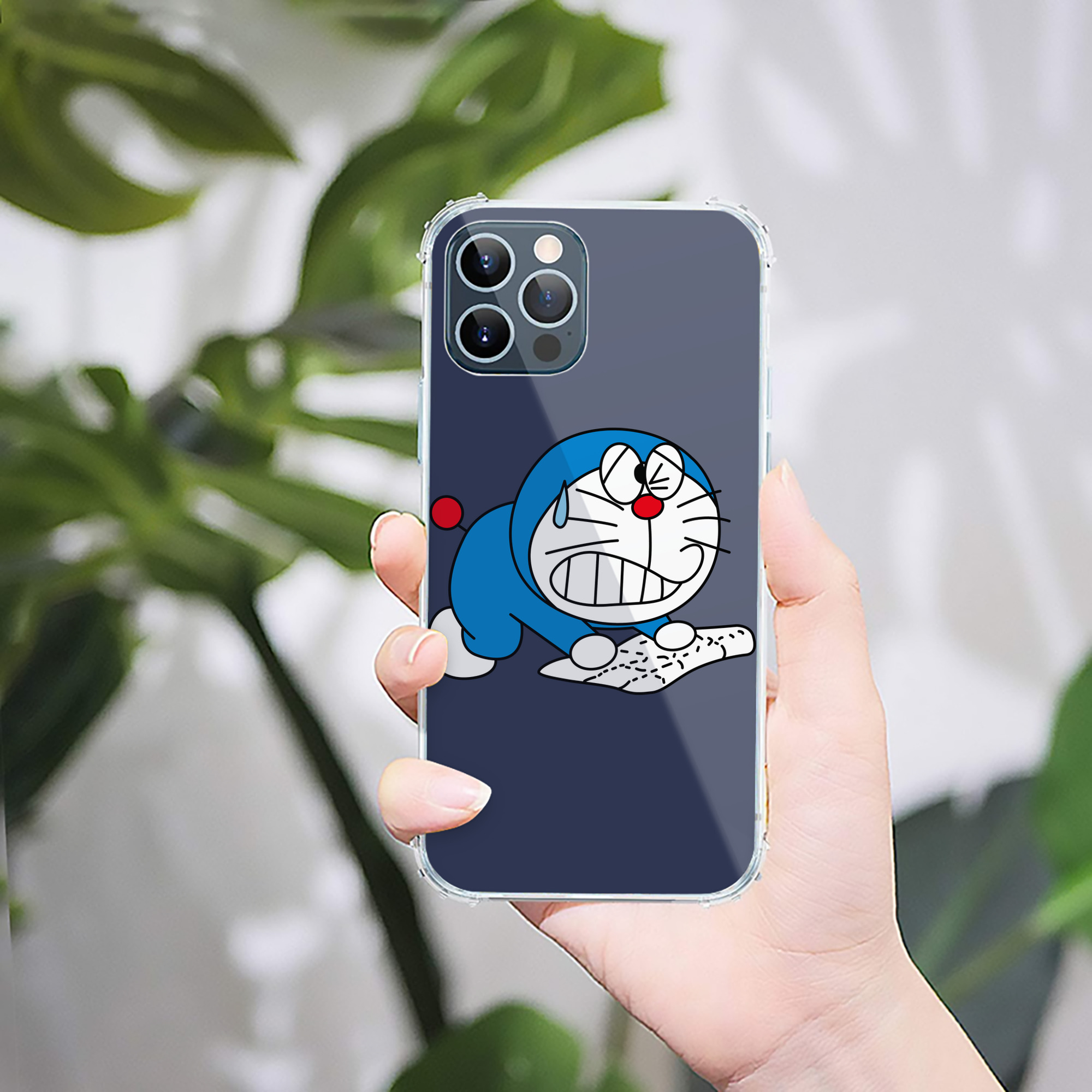（画像用） ドラえもん Doraemon 【iPhone 12シリーズ対応】透明スマホケース（クリアソフトケース）